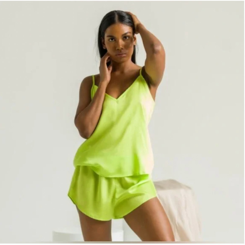 Ettitude Sateen Camisole (Lime) XS